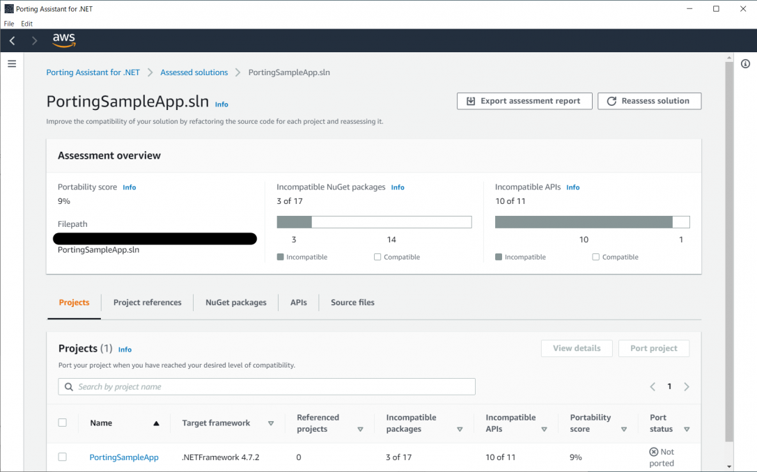 Porting Assistant for を使ってみた ソフトウェア開発のギークフィード