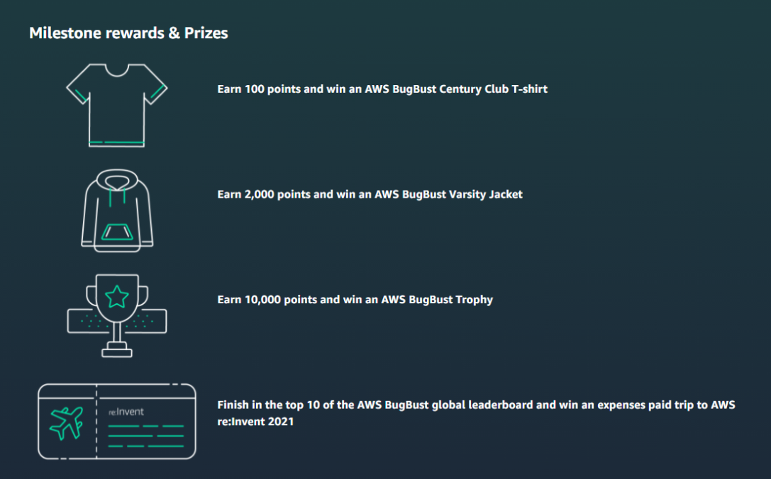 AWS BugBustに参加してバグとの勝負に打ち勝つ