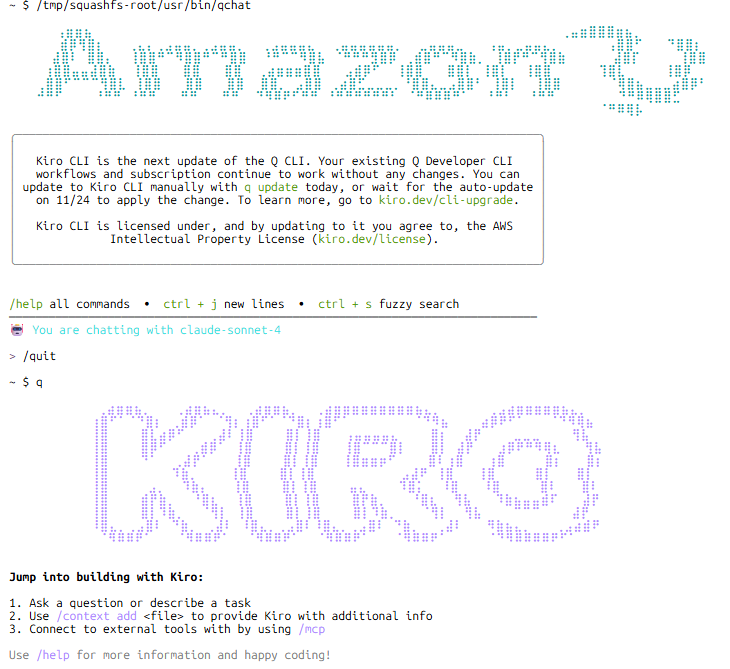 【困ってなかった？】AWS CloudShellの700MB縛りがKiro CLIで解かれた | ソフトウェア開発のギークフィード